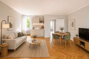 Wunderschöne Möglichkeit zur 3-Zimmer-Wohnung mit Westbalkon, aktuell als 2-Zimmer-Wohnung