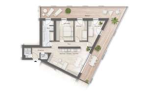 Erstbezug im Neubau - Wohnung mit traumhaft großem umlaufenden Balkon – Kohlenstraße 31, 4107 Zentrum-Südost, Leipzig – Vorschaubild 21