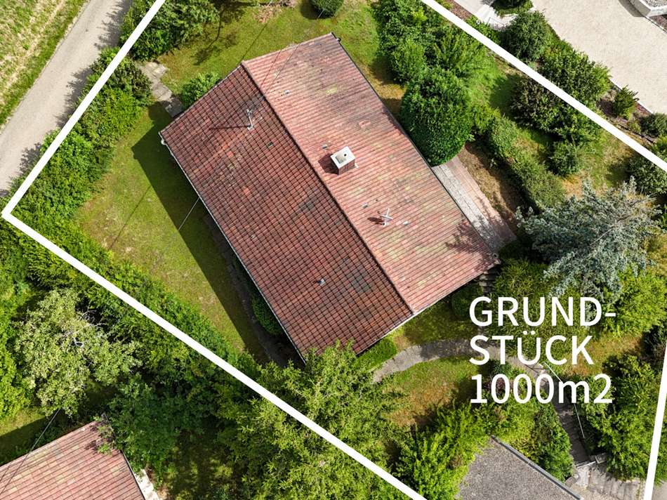 Drohnenansicht Grundstück