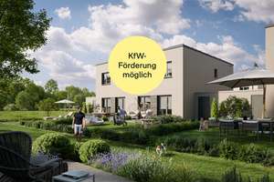 Doppelhaushälfte mit Südterrasse, Keller und Garage