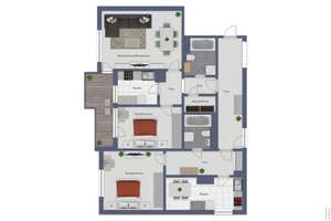 HEMING-IMMOBILIEN -  Flexible Eigentumswohnung mit zwei Einheiten und Weitblick über Mainz – Die vollständige Adresse der Immobilie erhältst du vom Anbieter., 55131 Oberstadt, Mainz – Vorschaubild 11