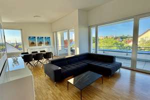 Möblierte 3,5-Zimmer-Penthouse-Wohnung mit Garage und einem Stellplatz in Heilbronn Biberach 