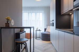 "The Lush One" - Exklusives Studio-Apartment über den Dächern von Düsseldorf – Mindener Straße 102-110, 40227 Oberbilk, Düsseldorf – Vorschaubild 9