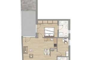 Neuwertige 3-Zimmer Wohnung im EG mit großer Terrasse und Stellplatz in Köln-Bilderstöckchen