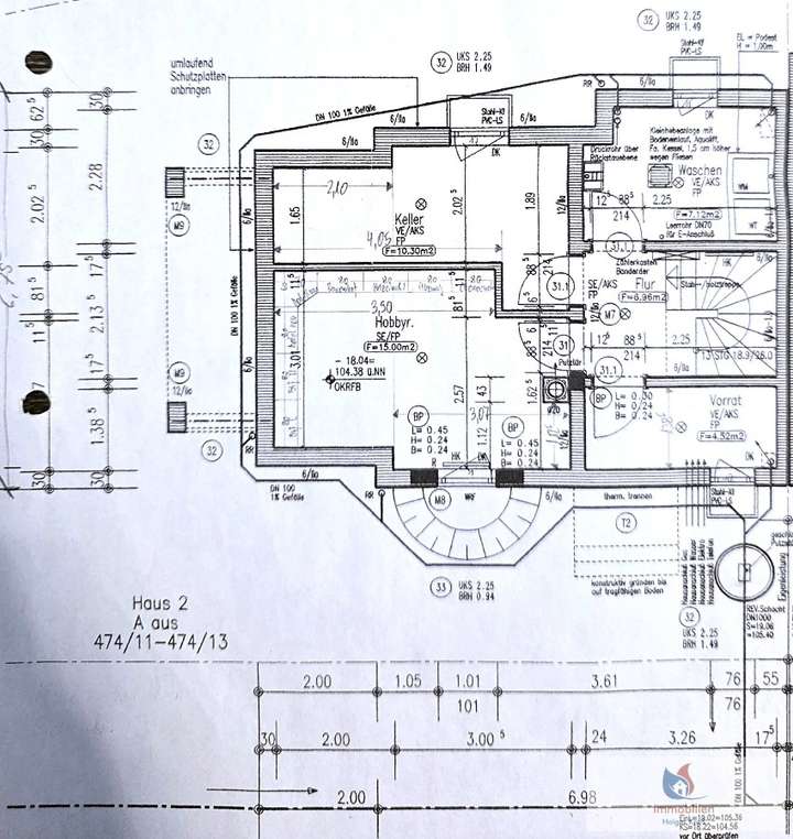 Plan Kellergeschoss