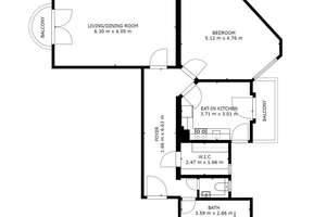 Johannes-Brahms-Platz: 2,5-Zimmer / Jugendstil-Altbau / 2 Balkone – Kaiser-Wilhelm-Straße 115, 20355 Neustadt, Hamburg – Vorschaubild 13
