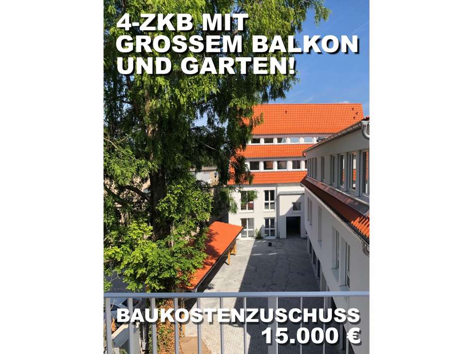 Blick vom Balkon