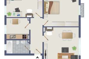 Helle 3-Zimmer-Wohnung in Kronshagen flexibel nutzbar – Eckernförder Straße 327, 24107 Suchsdorf, Kiel – Vorschaubild 22
