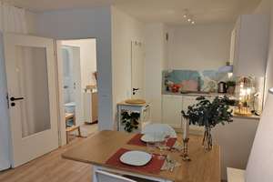 Modernes, vollmöbliertes 1,5-Zimmer-Apartment mit großer Terrasse in München-Neuhadern (U6-Nähe) – Wolkerweg 10, 81375 Neuhadern, München – Vorschaubild 6