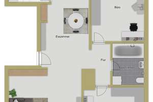 360° | 3-Zimmer-Wohnung mit Donaublick in Neu-Ulm – Die vollständige Adresse der Immobilie erhältst du vom Anbieter., 89231 Neu-Ulm – Vorschaubild 18