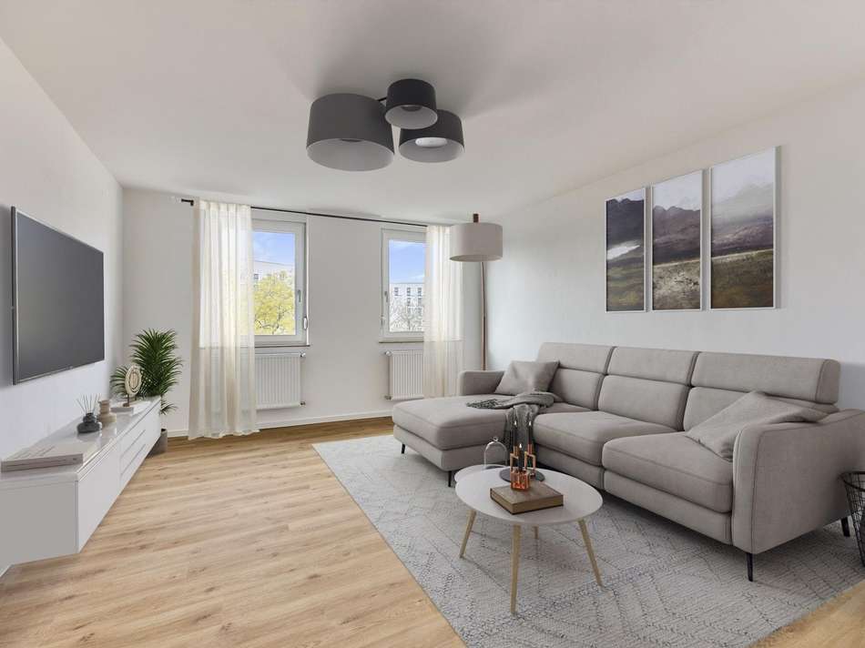 Wohnbeispiel Wohnzimmer
