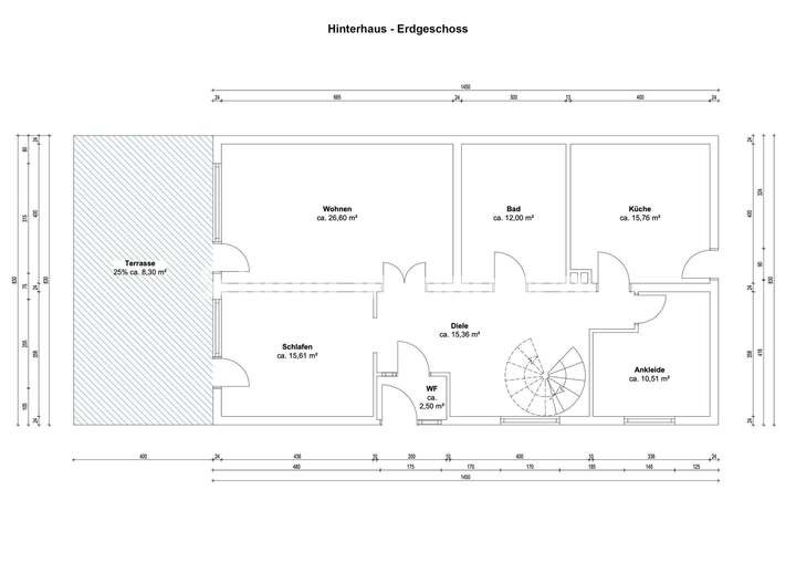 Grundriss Hinterhaus EG