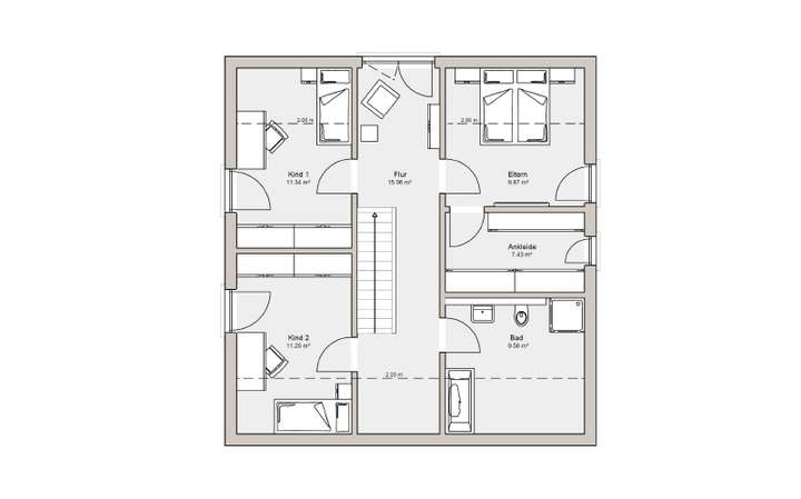 Grundriss Dachgeschoss