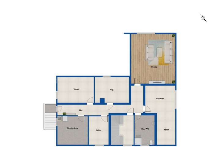 Grundriss Kellergeschoss