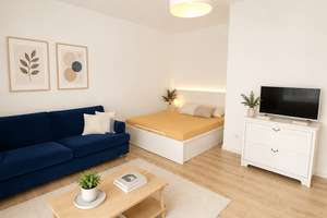 Modernisierte und möblierte 1-Zimmer-Wohnung mit Aufzug in zentraler Berliner Lage – Die vollständige Adresse der Immobilie erhältst du vom Anbieter., 10557 Moabit, Berlin – Vorschaubild 2