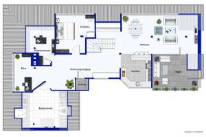 Exklusives Penthouse in Bestlage von Düsseldorf-Derendorf – Die vollständige Adresse der Immobilie erhältst du vom Anbieter., 40476 Golzheim, Düsseldorf – Vorschaubild 17