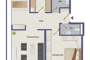 Gemütliche Dachgeschosswohnung mit Blick ins Grüne - sofort verfügbar – 70329 Hedelfingen (Ortsteil), Stuttgart – Vorschaubild 26
