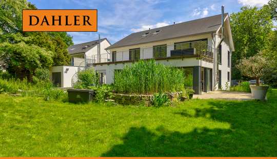 Bild von Wohnen mit allen Sinnen – Ihr Architektenhaus mit Gartenparadies und Naturteich