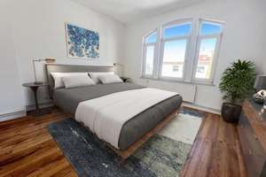 moderne 3-Zimmer-Wohnung mit Balkon im charmanten Altbau – Rickmersstraße 35, 27568 Lehe, Bremerhaven – Vorschaubild 1