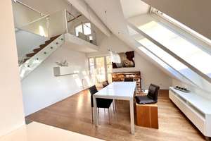 Wohnen auf höchstem Niveau! Exklusiv möblierte 2 Zi.- Dachgeschoss Maisonettewhg. mit Loft Charakter – Wolfratshauser Straße 245, 81479 Solln, München – Vorschaubild 6