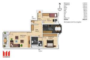 MAIER - 3,5 Zimmer-Dachgeschosswohnung mit Westbalkon, EBK und Aufzug – Die vollständige Adresse der Immobilie erhältst du vom Anbieter., 81927 Johanneskirchen, München – Vorschaubild 16