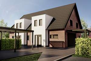 Lingen - Strootgebiet: Energieeffieziente Neubau Doppelhaushälfte in ruhiger Sackgassenlage! – Die vollständige Adresse der Immobilie erhältst du vom Anbieter., 49809 Lingen (Ems) – Vorschaubild 2
