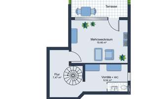 RUHIGES WOHNEN MIT BLICK INS GRÜNE - CHARMANTE MAISONETTE MIT BALKON UND TERRASSE AM MOOSBACHTAL – Die vollständige Adresse der Immobilie erhältst du vom Anbieter., 65187 Biebrich, Wiesbaden – Vorschaubild 25