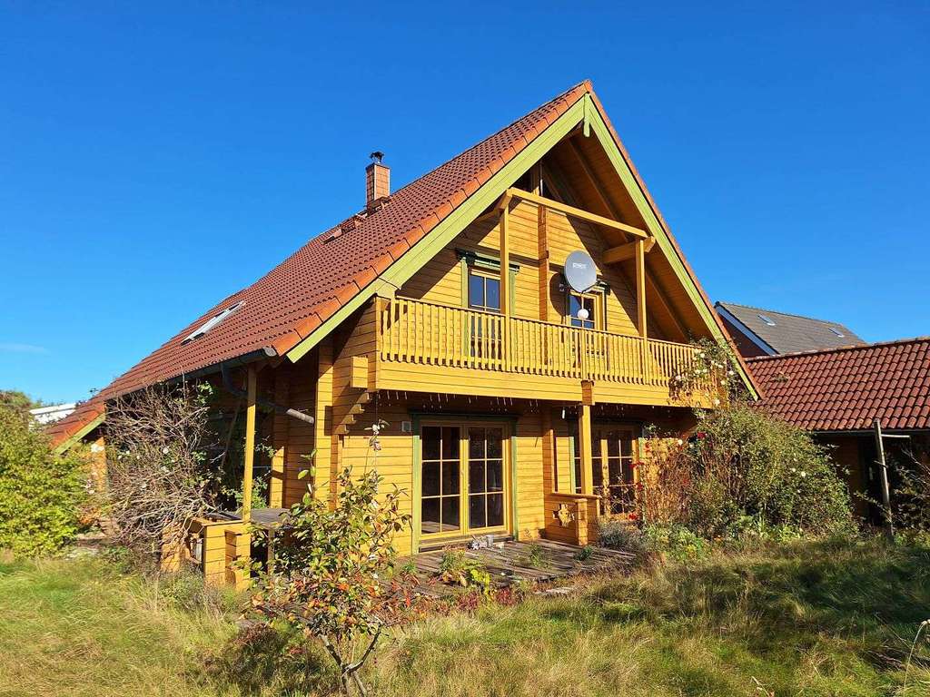 Immobilie in Sundhagen - Blockbohlenhaus in Brandshagen nahe Stralsund - Bild 1