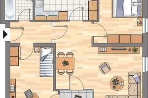 Wieder verfügbar: 3-Zimmer-Wohnung in Bochum Wattenscheid – Weststraße 88, 44866 Leithe, Bochum – Vorschaubild 2