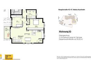 Lichtdurchflutete 3-Zimmer-Wohnung mit moderner Küche – Bruchstraße 2, 55246 Mainz-Kostheim, Wiesbaden – Vorschaubild 9