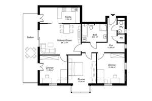 Schöne 4-Zimmer-Wohnung mit großem Balkon und Dachterrasse! – Die vollständige Adresse der Immobilie erhältst du vom Anbieter., 81825 Waldtrudering, München – Vorschaubild 14
