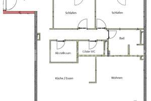 Wohnen in Stadtmitte - Helle 3-Zimmerwohnung mit Parkett – Buchbinderstraße 20, 18055 Stadtmitte, Rostock – Vorschaubild 2