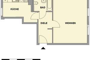 Großzügige 1-Raum-Wohnung mit Einbauküche – Reichsstr. 49, 9112 Kaßberg, Chemnitz – Vorschaubild 6
