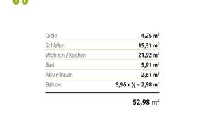 VERKAUFT! NEUBAU Trier-Olewig - Effizienzhaus 55 - Wohnung 05 – Auf der Hill 25/25a, 54295 Olewig, Trier – Vorschaubild 2