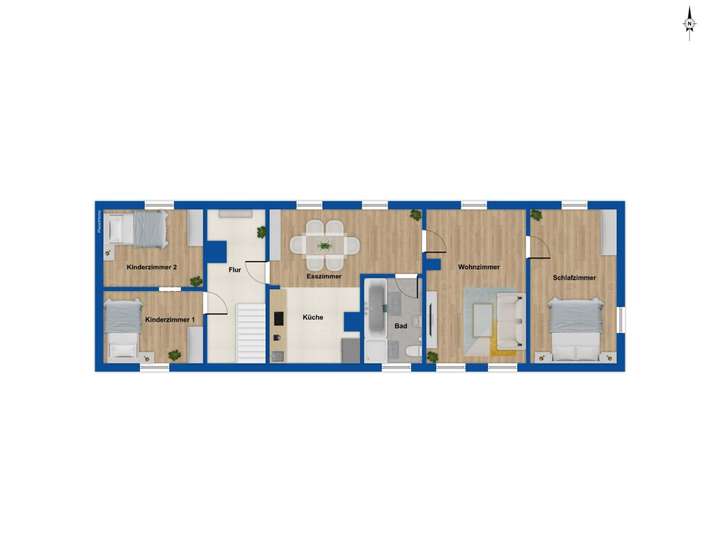 Einheit 2 Obergeschoss