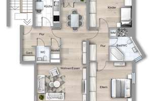 Traumhafte 3-Zimmer-Wohnung im schönen Bogenhausen/Oberföhring – Die vollständige Adresse der Immobilie erhältst du vom Anbieter., 81925 Oberföhring, München – Vorschaubild 8