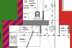 10.6/16.06 besichtigen / Helle 2-Zimmer-EG-Wohnung SZ zum Innenhof mitten in Charlottenburg – Zillestraße 74/76, 10585 Charlottenburg, Berlin – Vorschaubild 7