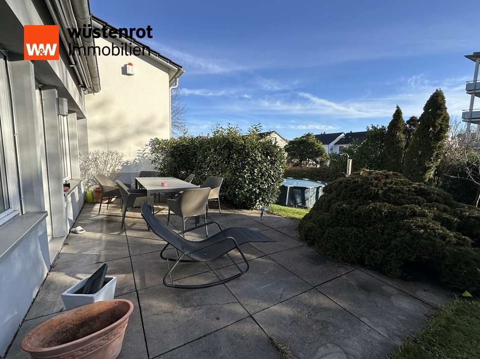 Terrasse mit viel Sonne