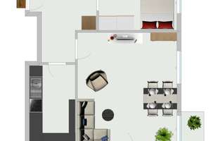 RESERVIERT | Helle 2-Zimmer-Wohnung mit Balkon, Tiefgarage und Parklage in Hamburg-Wandsbek – Die vollständige Adresse der Immobilie erhältst du vom Anbieter., 22041 Wandsbek (Ortsteil), Hamburg – Vorschaubild 22