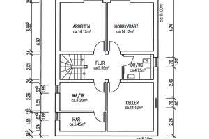 EFH Effizienzklasse A+, KfW 40 mit PV-Anlage, Fußbodenheizung und Grundstück, mit Keller – Die vollständige Adresse der Immobilie erhältst du vom Anbieter., 58135 Haspe-West, Hagen – Vorschaubild 3