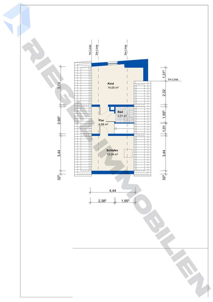 Grundriss Dachgeschoss