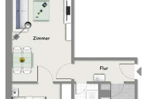 Ruhig & im Grünen: moderne 2-Zi.-Whg. mit Balkon & Wanne – Robert-Sterl-Straße 5a, 1219 Leubnitz-Neuostra, Dresden – Vorschaubild 2