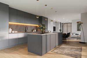 NEUBAU Eigentumswohnung mit Aufzug, Dachterrasse und  Tiefgaragenstellplatz – Nähe Marienbergpark – Die vollständige Adresse der Immobilie erhältst du vom Anbieter., 90425 Thon, Nürnberg – Vorschaubild 4