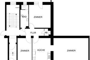 MODERNISIERTE 3 Zimmer mit BALKON zum schönen Innenhof – Gustavstr. 3 a, 58089 Wehringhausen, Hagen – Vorschaubild 2