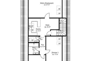Viel Potenzial in kleiner Gemeinschaft: 2,5 Zimmer, Südbalkon und Garten – Die vollständige Adresse der Immobilie erhältst du vom Anbieter., 22523 Eidelstedt, Hamburg – Vorschaubild 12
