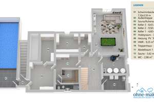 Freistehende Luxus‑Villa mit großem Garten & Pool in ruhiger Wendehammerlage – Von Privat!! – Die vollständige Adresse der Immobilie erhältst du vom Anbieter., 55128 Bretzenheim, Mainz – Vorschaubild 25