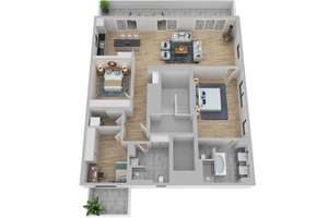 Wohnen am Wasser: Exklusives Penthouse mit Marina-Blick & Dachterrassen – Rheinallee 52, 55218 Neustadt, Mainz – Vorschaubild 19