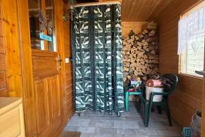 **Holz-Blockhaus in ruhiger Feldrandlage am Rande der Rhön / Dauerhaft Wohnen oder Ferienhaus** – Die vollständige Adresse der Immobilie erhältst du vom Anbieter., 98631 Grabfeld – Vorschaubild 8
