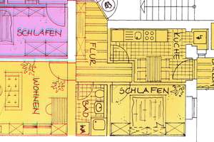Frei ab 1.4.26 - 3. OG+ Bad mit Wanne + Schlafzi. zum Innenhof – Limbacher Straße 51, 9113 Kaßberg, Chemnitz – Vorschaubild 3