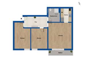 Bezugsfreie 3-Zimmer-Wohnung in der Karlsruher Westadt – Die vollständige Adresse der Immobilie erhältst du vom Anbieter., 76133 Innenstadt-West, Karlsruhe – Vorschaubild 11
